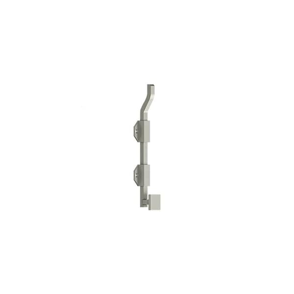 Deltana 10 Modern Offset Surface Bolt; Heavy Duty; Satin Nickel Finish FPGM1015 - main